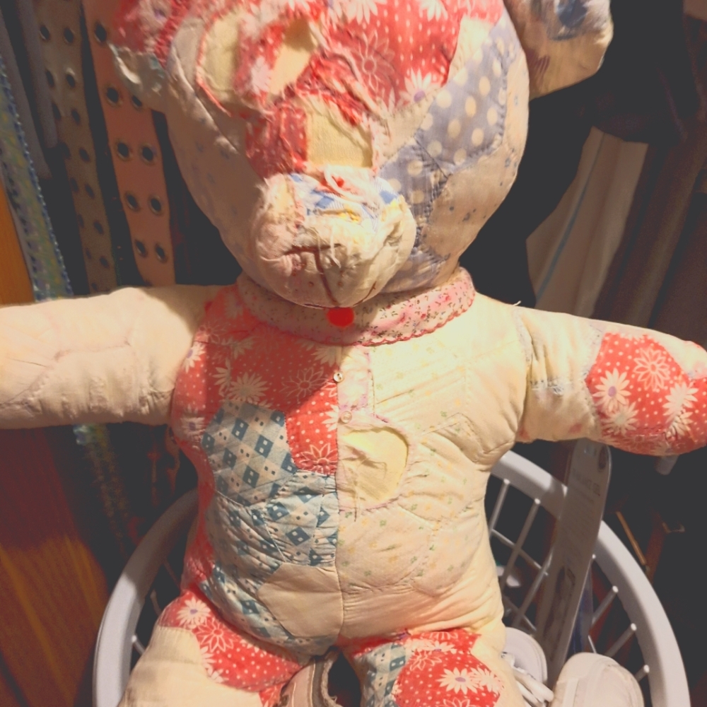 Handmade stuffed bear